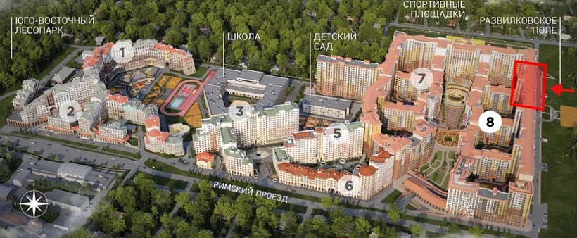 Продажа торгового помещения ЖК 