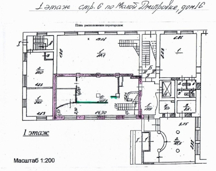 Аренда офиса Малая Дмитровка, 16с6