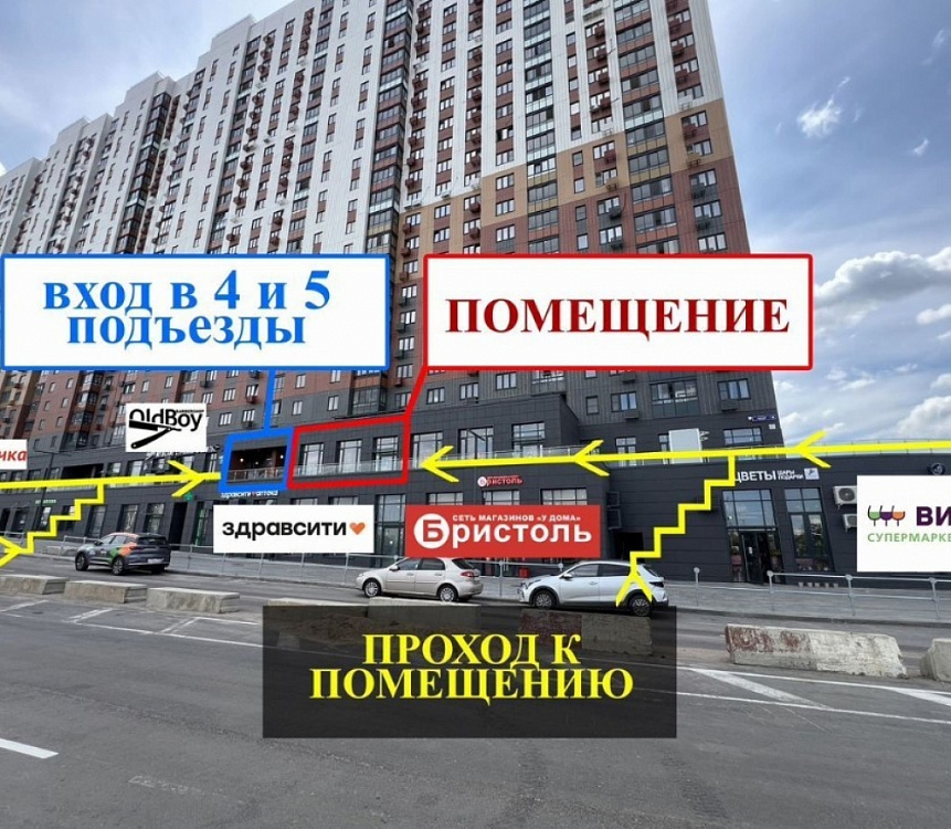 Продажа торгового помещения ЖК 