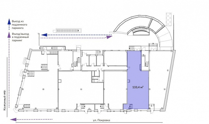 Аренда торгового помещения Особняк «Покровка 8»