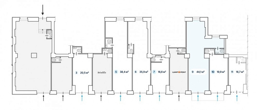 Продажа торгового помещения Жилое здание 
