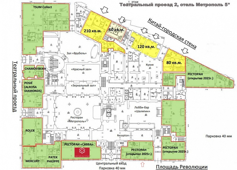 Аренда торгового помещения «Метрополь»