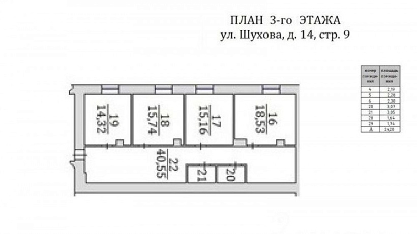 Аренда офиса Деловой центр «Шухова 14»