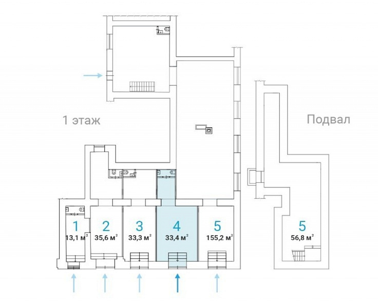 Продажа торгового помещения Жилое здание 