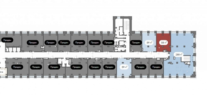 Продажа торгового помещения КутузовGRAD II (КутузовГрад II)  МАНУФАКТУРА XIX