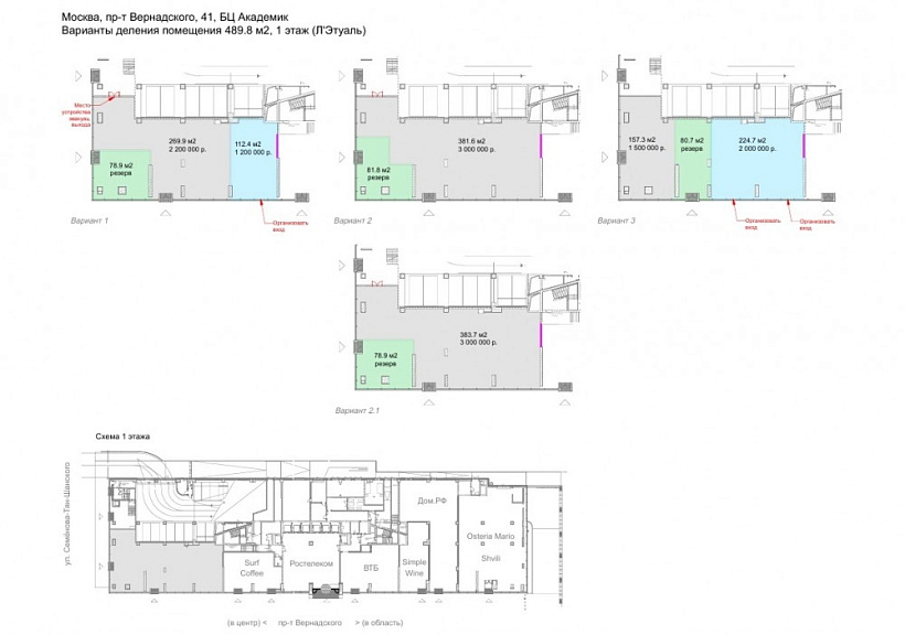 Аренда торгового помещения Бизнес-центр «Академик»