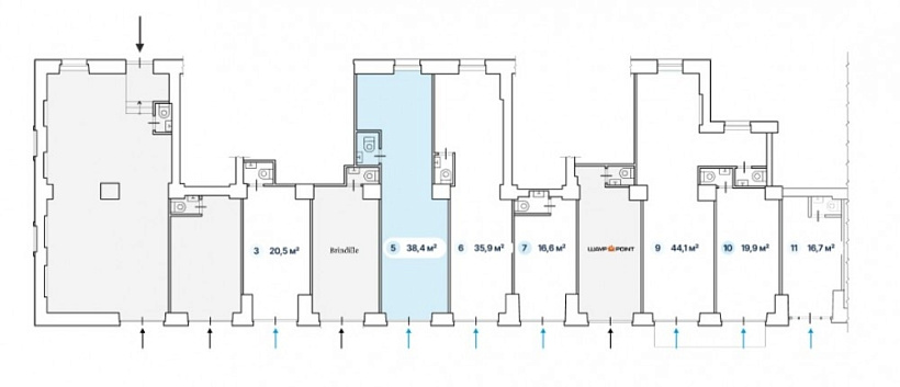 Аренда торгового помещения Жилое здание 