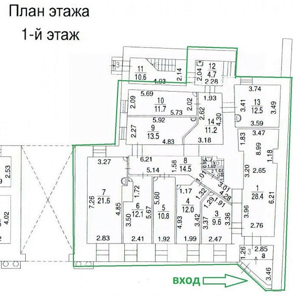 Аренда торгового помещения Особняк «Тверская 20 с3»