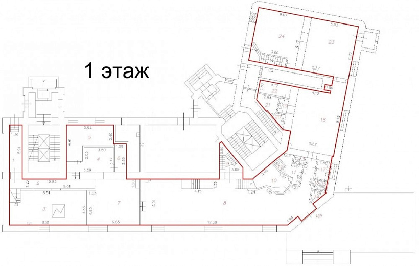 Аренда торгового помещения Жилое здание 