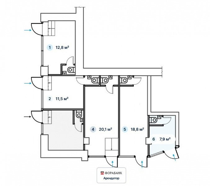 Продажа торгового помещения Жилое здание 