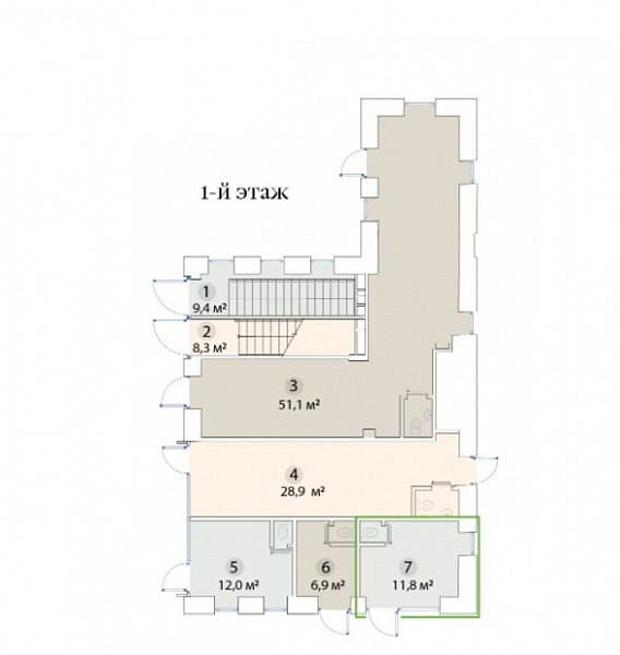 Аренда торгового помещения Административное здание Бахрушина. 36/14с3