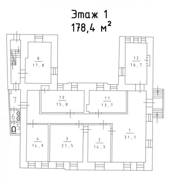 Аренда офиса Особняк «Новинский 5 с1»