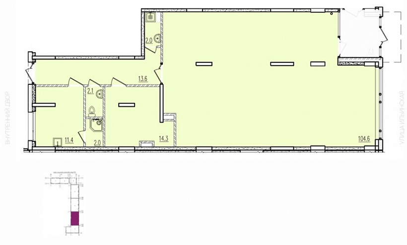 Аренда торгового помещения ЖК 