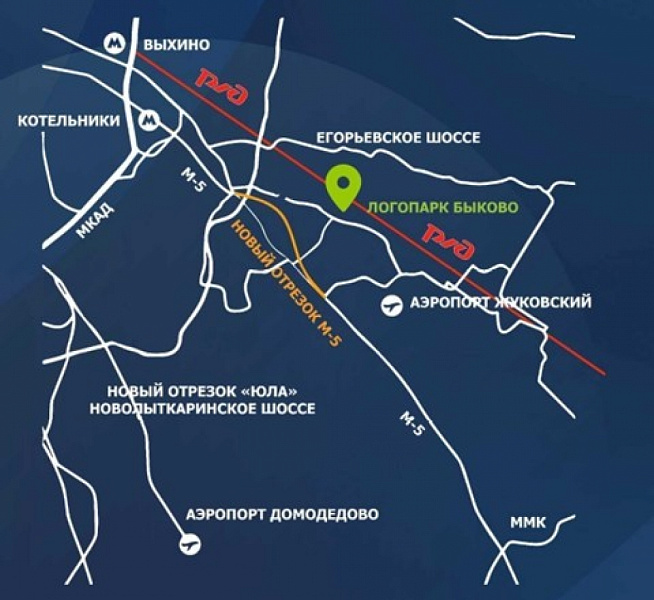 Аренда индустриальной недвижимости Логопарк Быково