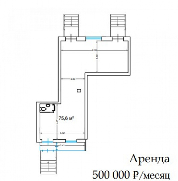 Аренда торгового помещения Жилое здание 