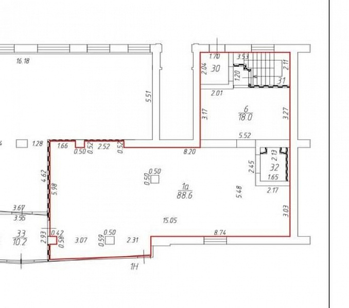Аренда торгового помещения Жилое здание 