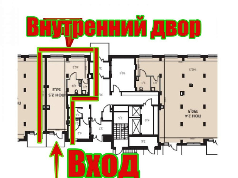 Аренда торгового помещения ЖК «1-й Ленинградский», к. 1