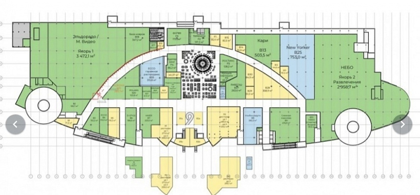 Аренда торгового помещения ТЦ 