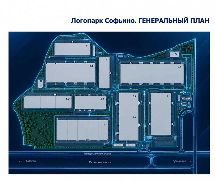 Аренда индустриальной недвижимости Логопарк Софьино