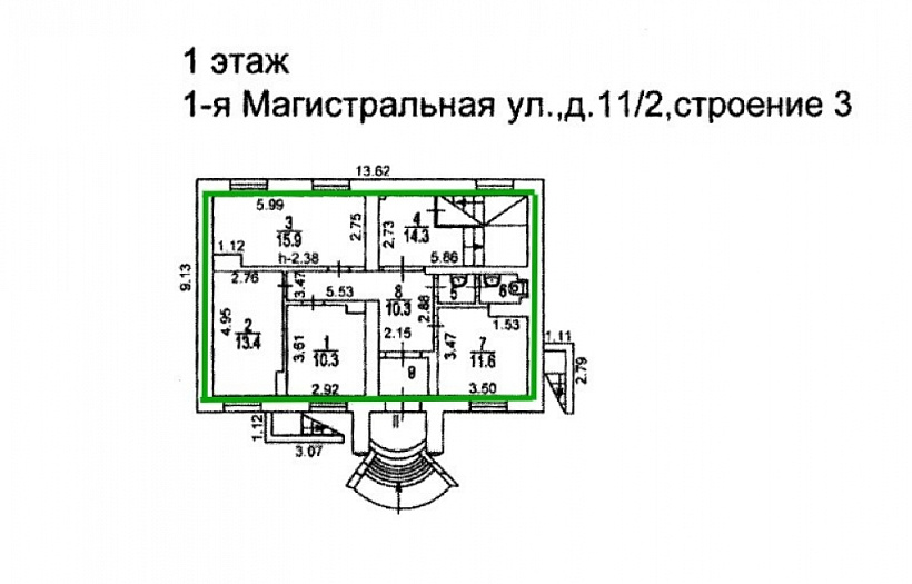 Аренда офиса Комплекс зданий «1-я Магистральная улица, 11/2 с1,2,3»