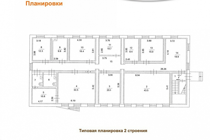 Продажа офиса Бизнес-центр «Москва»