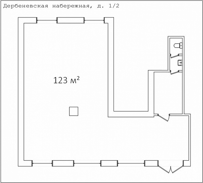 Аренда торгового помещения Жилое здание 