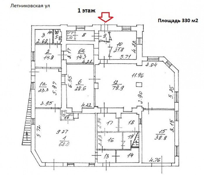 Продажа торгового помещения Офисное здание «Летниковская 18 с1»