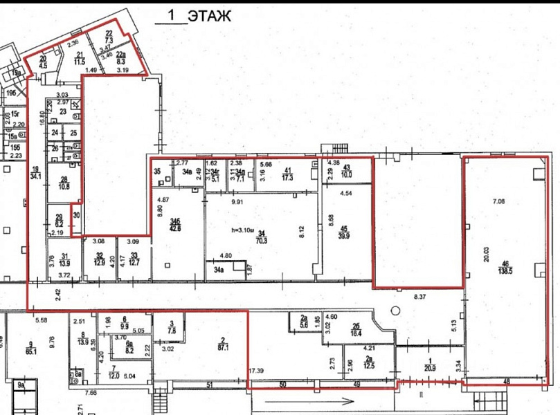 Аренда торгового помещения Жилое здание 