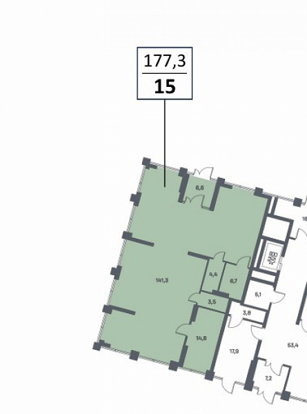 Продажа торгового помещения ЖК 