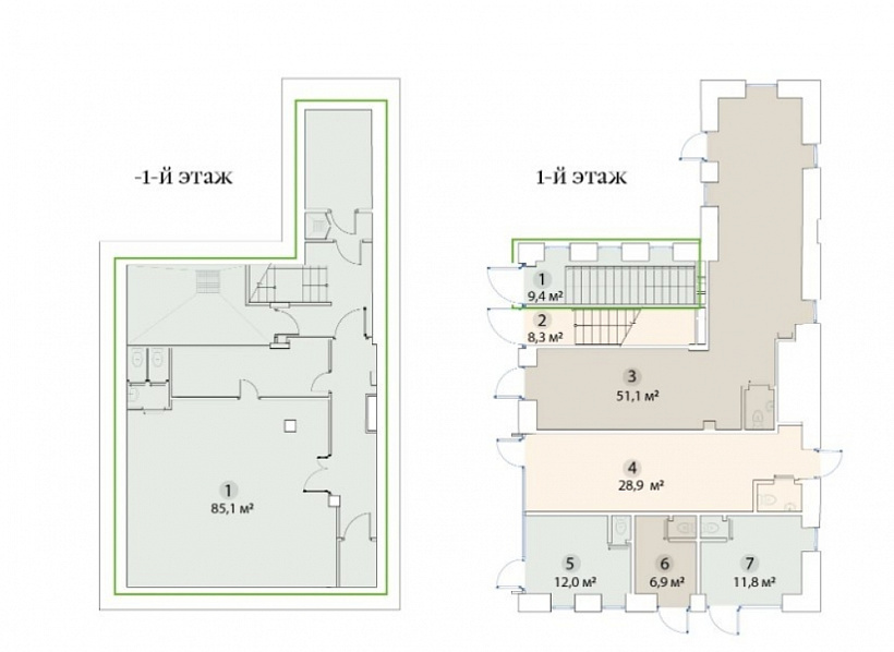Аренда торгового помещения Административное здание Бахрушина. 36/14с3