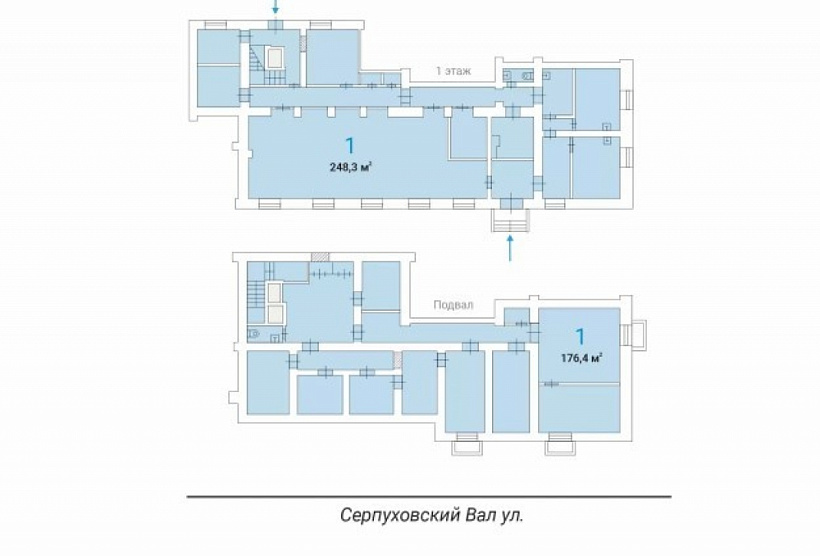 Аренда торгового помещения Россия, Москва, улица Серпуховский Вал, 17