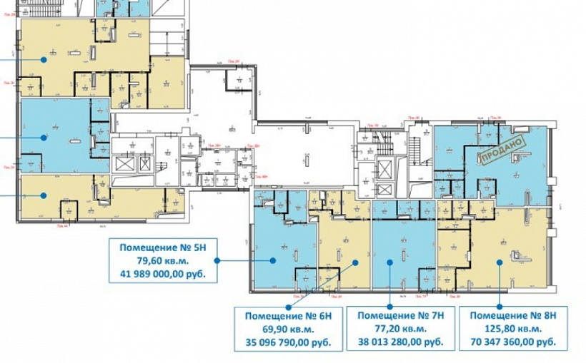Продажа торгового помещения ЖК 