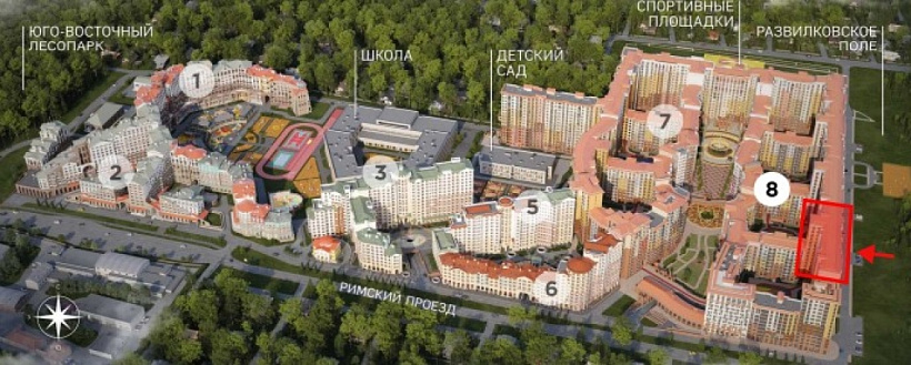 Продажа торгового помещения ЖК 