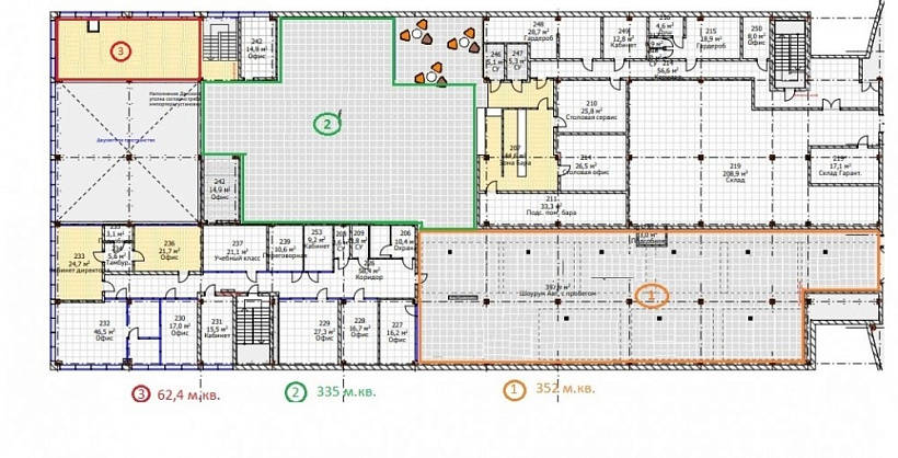 Аренда торгового помещения Административное здание 