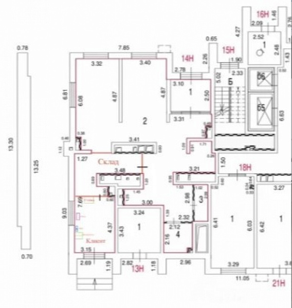 Аренда торгового помещения Жилое здание 