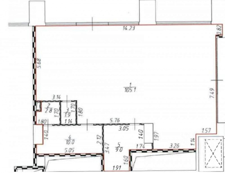 Аренда торгового помещения AFI2B
