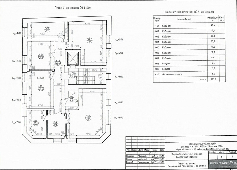 Аренда офиса Административное здание 