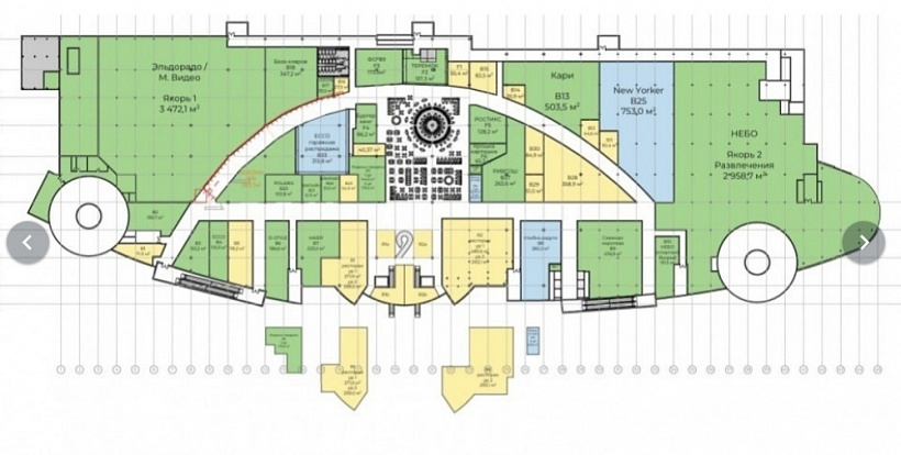 Аренда торгового помещения ТЦ 