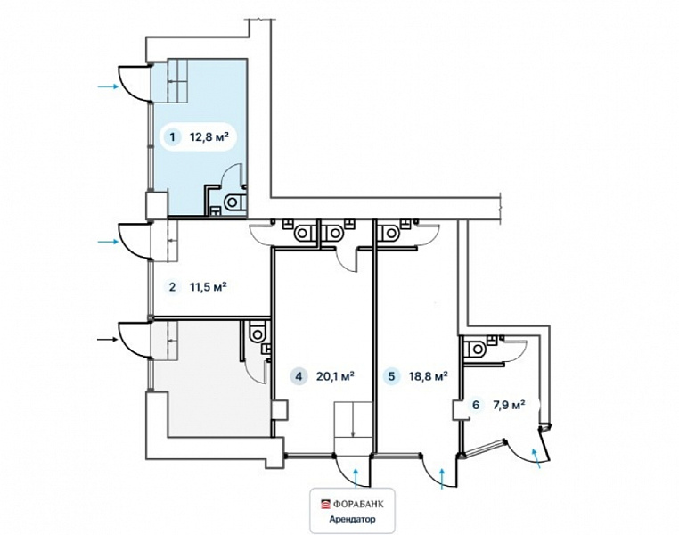Продажа торгового помещения Жилое здание 