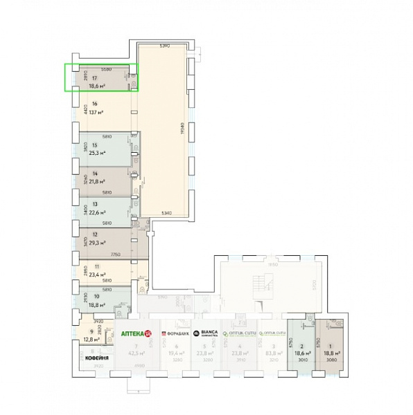 Продажа торгового помещения Жилое здание 