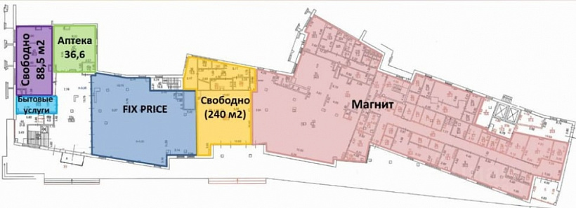 Аренда торгового помещения Жилое здание 