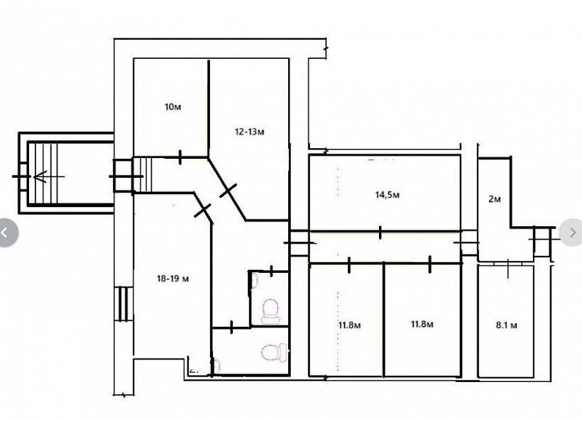 Аренда торгового помещения Жилое здание