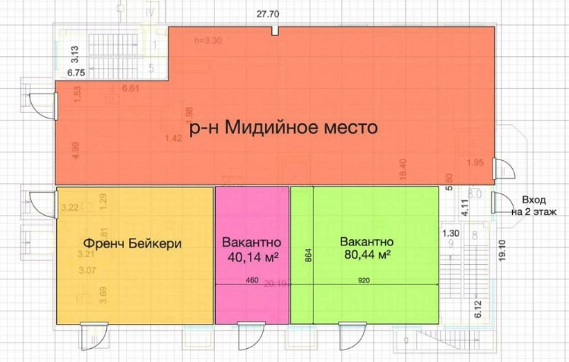 Аренда торгового помещения ТЦ 