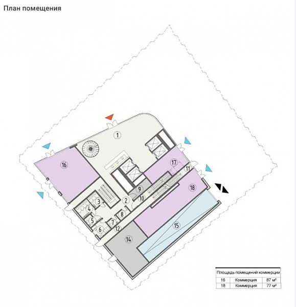Продажа торгового помещения БЦ EDEL
