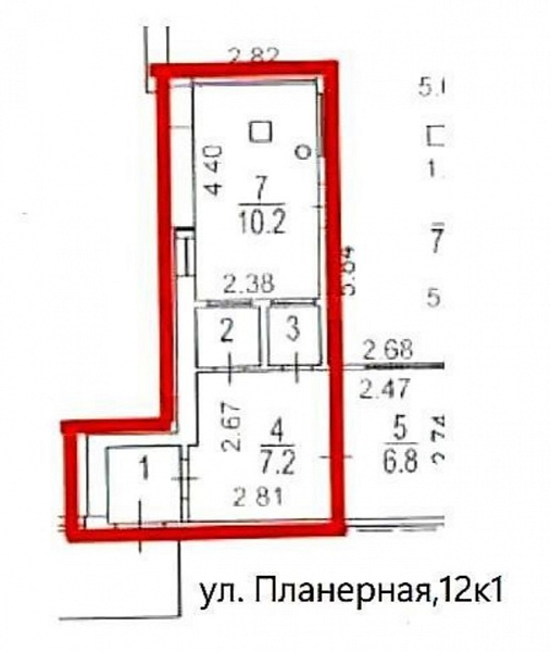 Аренда торгового помещения Жилое здание 