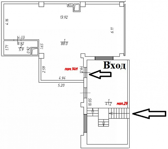Продажа торгового помещения ЖК 