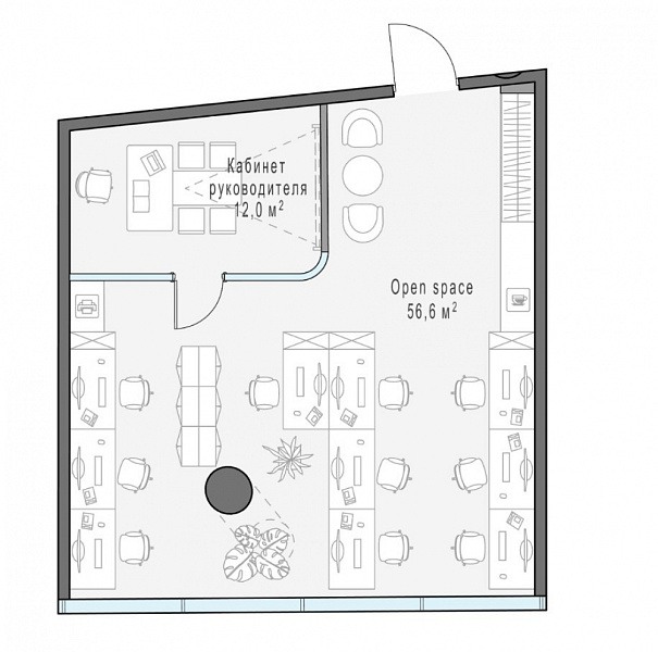 Продажа офиса Деловой центр 