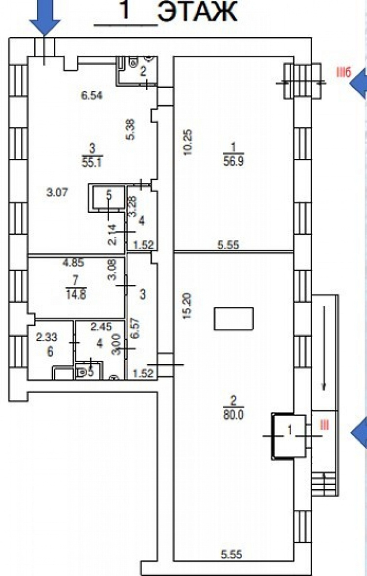 Продажа торгового помещения Жилое здание 