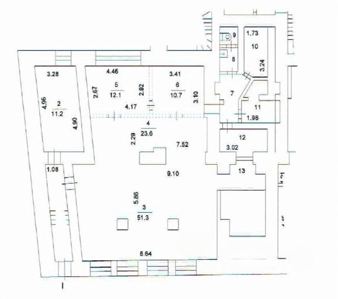 Аренда торгового помещения Жилое здание 