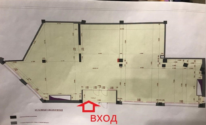 Аренда торгового помещения Встроено-пристроенное здание  